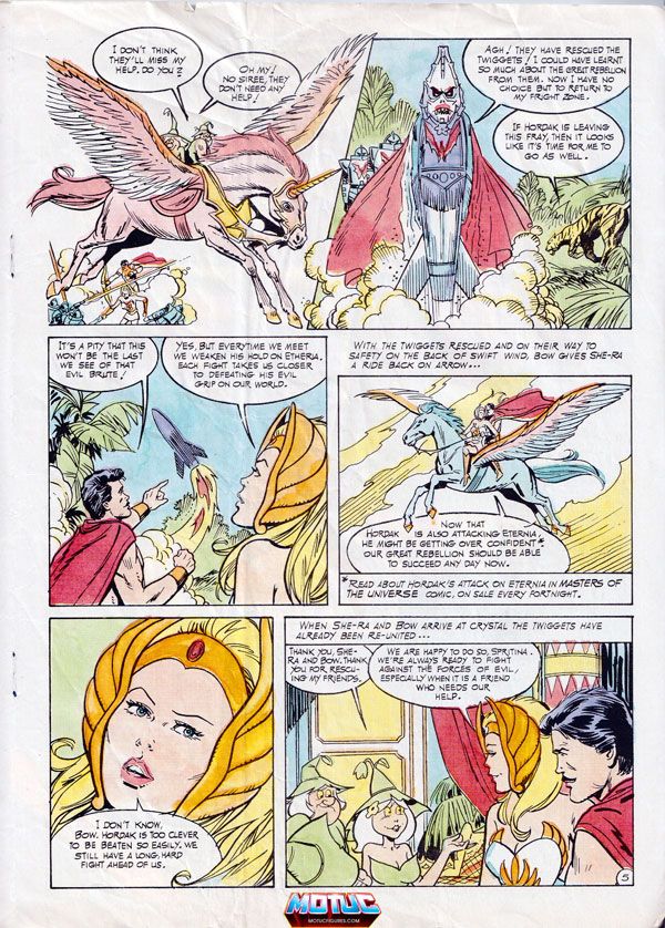 Masters Of The Universe Classics UK SheRa Comic Preview Issue